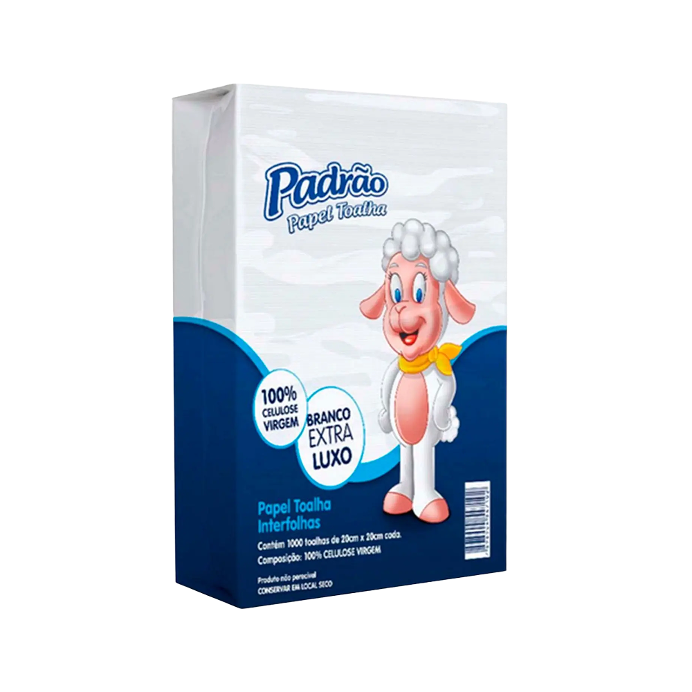 Papel toalha interfolhado extra luxo padrão