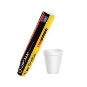 Copo termico 180ml descartavel  com 25 unidades